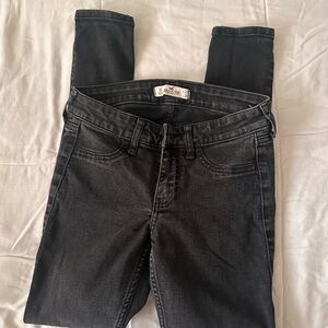 Hollister Women's Dark Gray Skinny Jeans